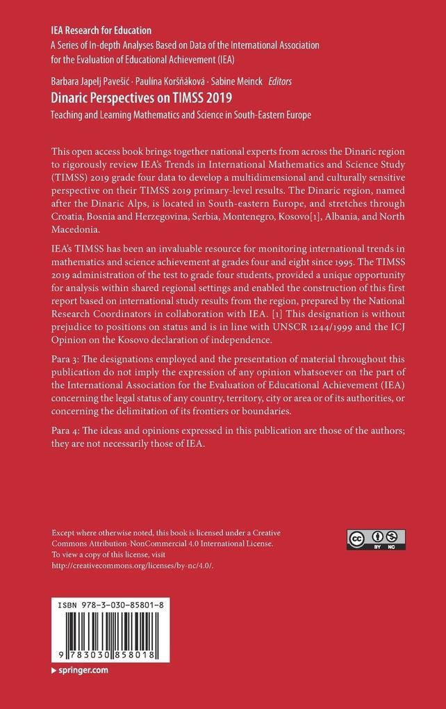 Weitere Ansicht: Dinaric Perspectives on TIMSS 2019