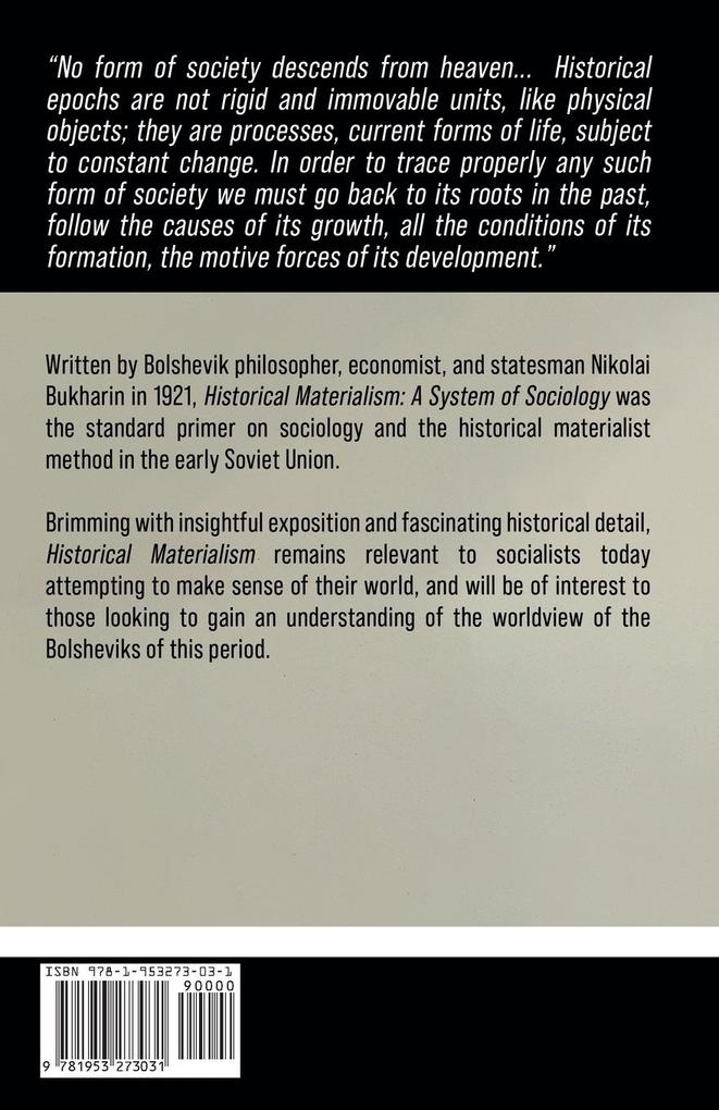 Weitere Ansicht: Historical Materialism | Nikolai Bukharin