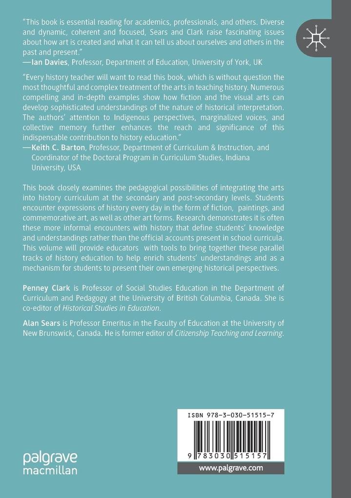 Weitere Ansicht: The Arts and the Teaching of History | Penney Clark, Alan Sears