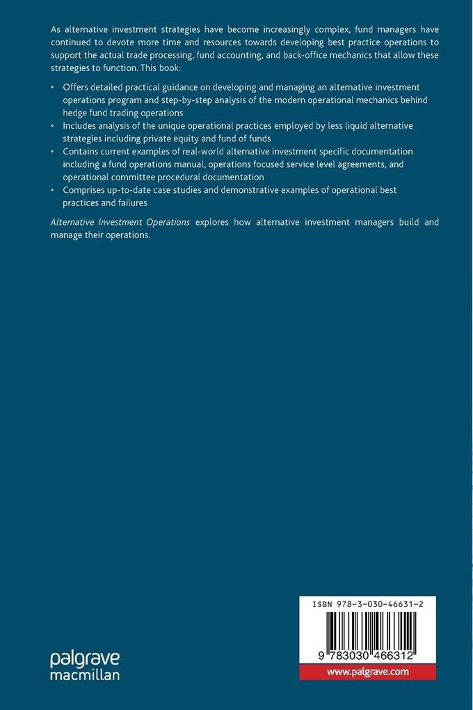 Weitere Ansicht: Alternative Investment Operations | Jason Scharfman