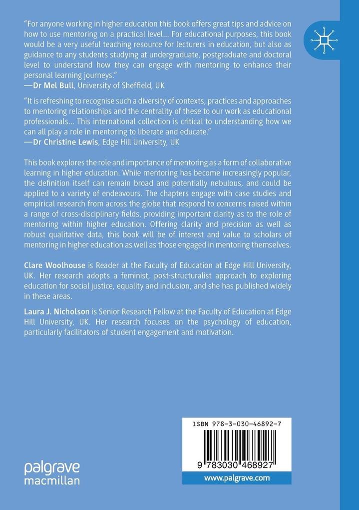 Weitere Ansicht: Mentoring in Higher Education