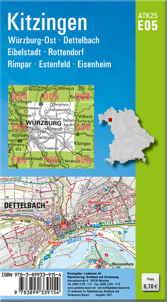 Weitere Ansicht: Kitzingen 1:25 000