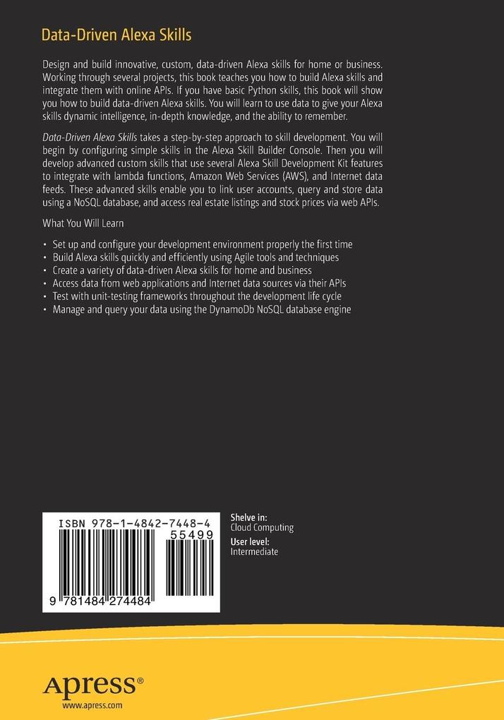 Weitere Ansicht: Data-Driven Alexa Skills | Simon A. Kingaby