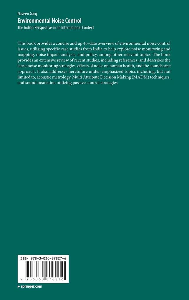Weitere Ansicht: Environmental Noise Control | Naveen Garg