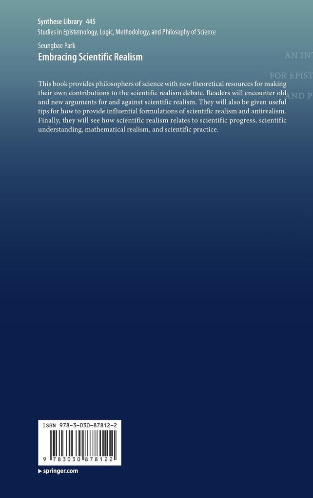 Weitere Ansicht: Embracing Scientific Realism | Seungbae Park