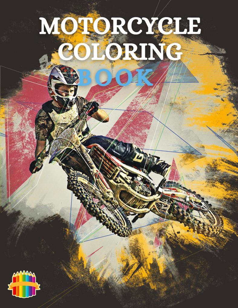 Produktbild: Motorcycle Coloring Book | Sonya Thunder
