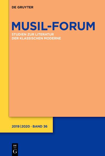 Produktbild: Musil-Forum, Band 36, Musil-Forum (2019/2020)
