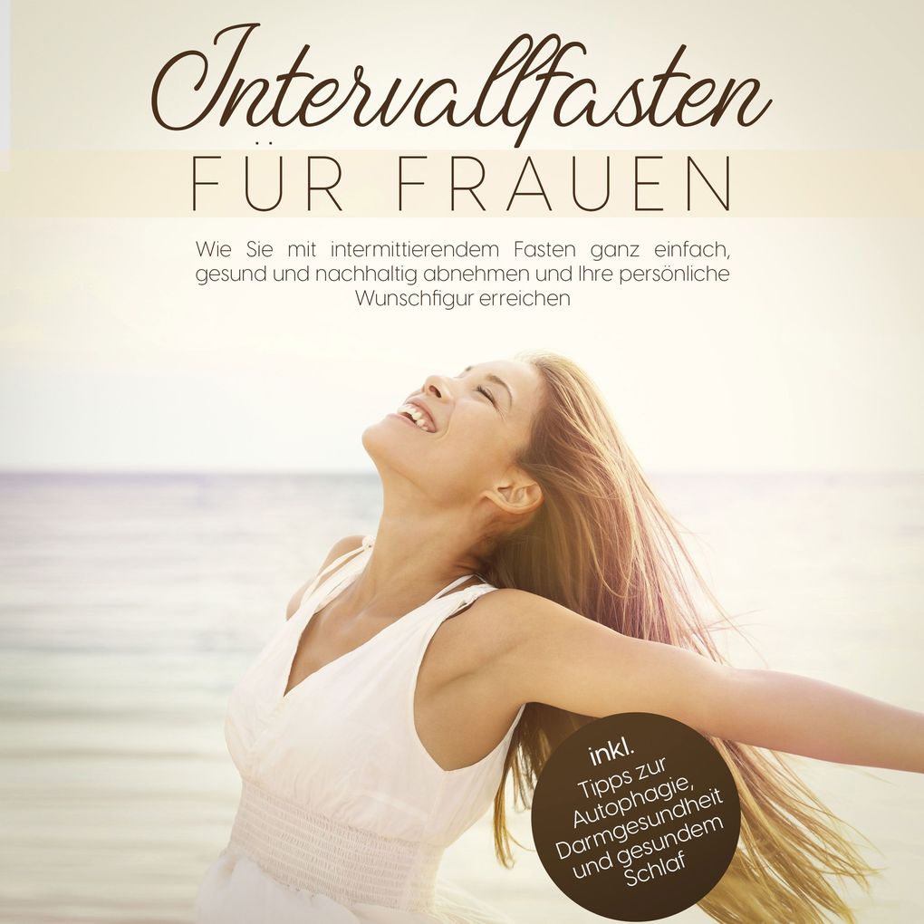 Produktbild: Intervallfasten für Frauen: Wie Sie mit intermittierendem Fasten ganz einfach, gesund und nachhaltig abnehmen und Ihre persönliche Wunschfigur erreichen - inkl. Tipps zur Autophagie, Darmgesundheit und gesundem Schlaf | Marlene Zimmermann
