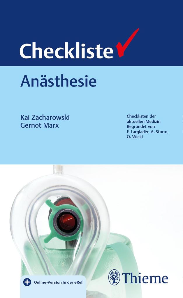 Produktbild: Checkliste Anästhesie