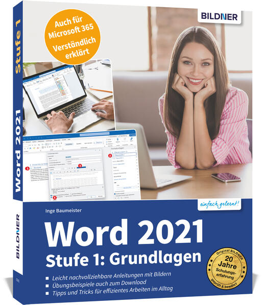 Produktbild: Word 2021 - Stufe 1: Grundlagen | Inge Baumeister