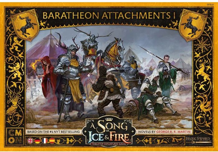 Weitere Ansicht: CMON - Song of Ice & Fire - Baratheon Attachments 1 - Verstärkungen von Haus Baratheon 1 | Eric M. Lang, Michael Shinall