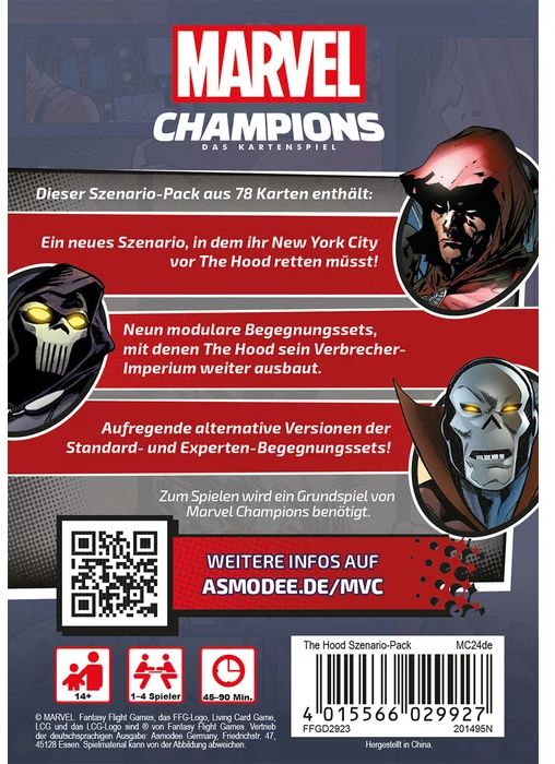 Weitere Ansicht: Fantasy Flight Games - Marvel Champions Das Kartenspiel - The Hood | Michael Boggs, Nate French, Caleb Grace