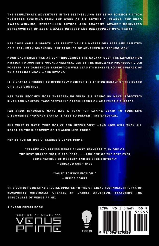 Weitere Ansicht: Arthur C. Clarke's Venus Prime 5-The Diamond Moon | Paul Preuss