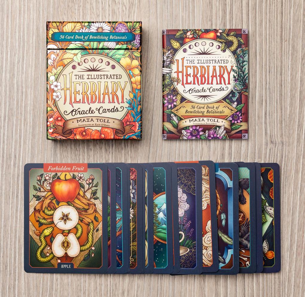 Weitere Ansicht: The Illustrated Herbiary Oracle Cards | Mata Toll