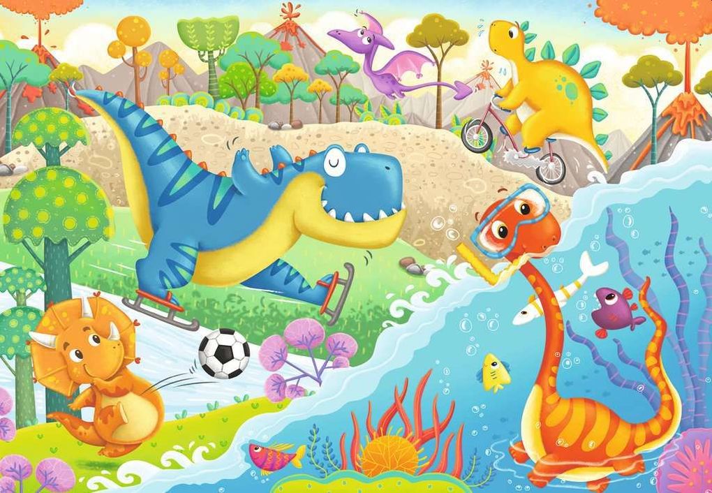 Weitere Ansicht: Ravensburger - Lieblingsdinos, 2 x 12 Teile