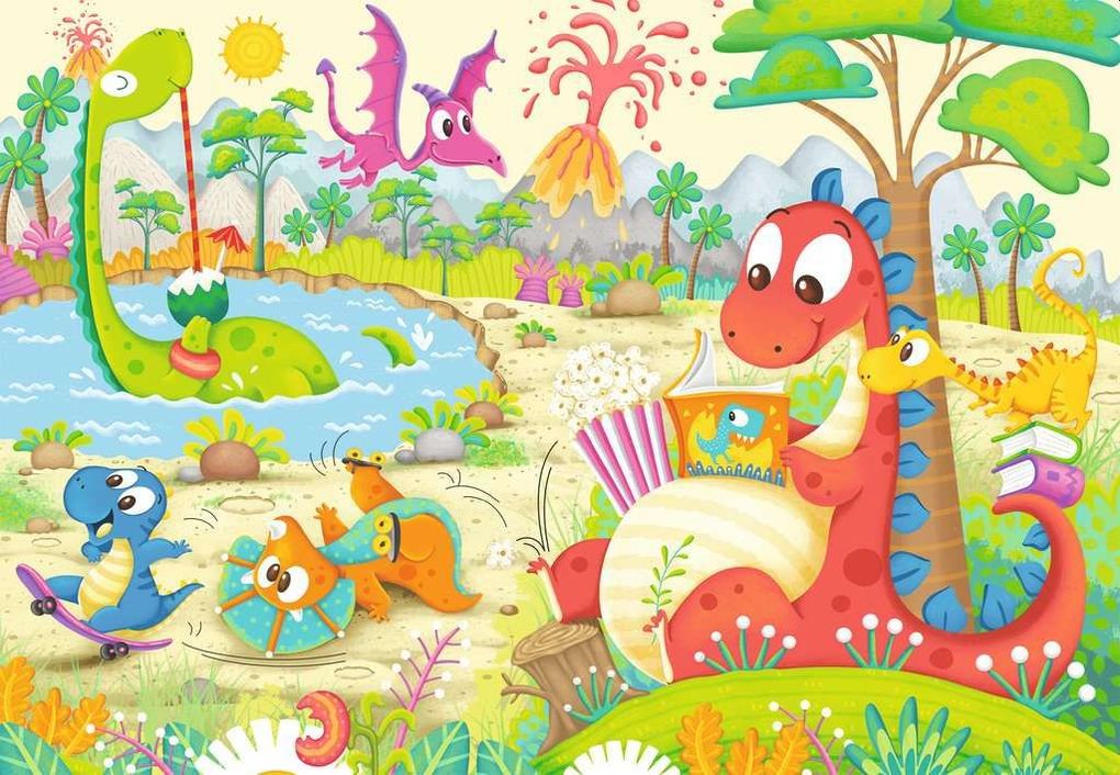 Weitere Ansicht: Ravensburger - Lieblingsdinos, 2 x 12 Teile
