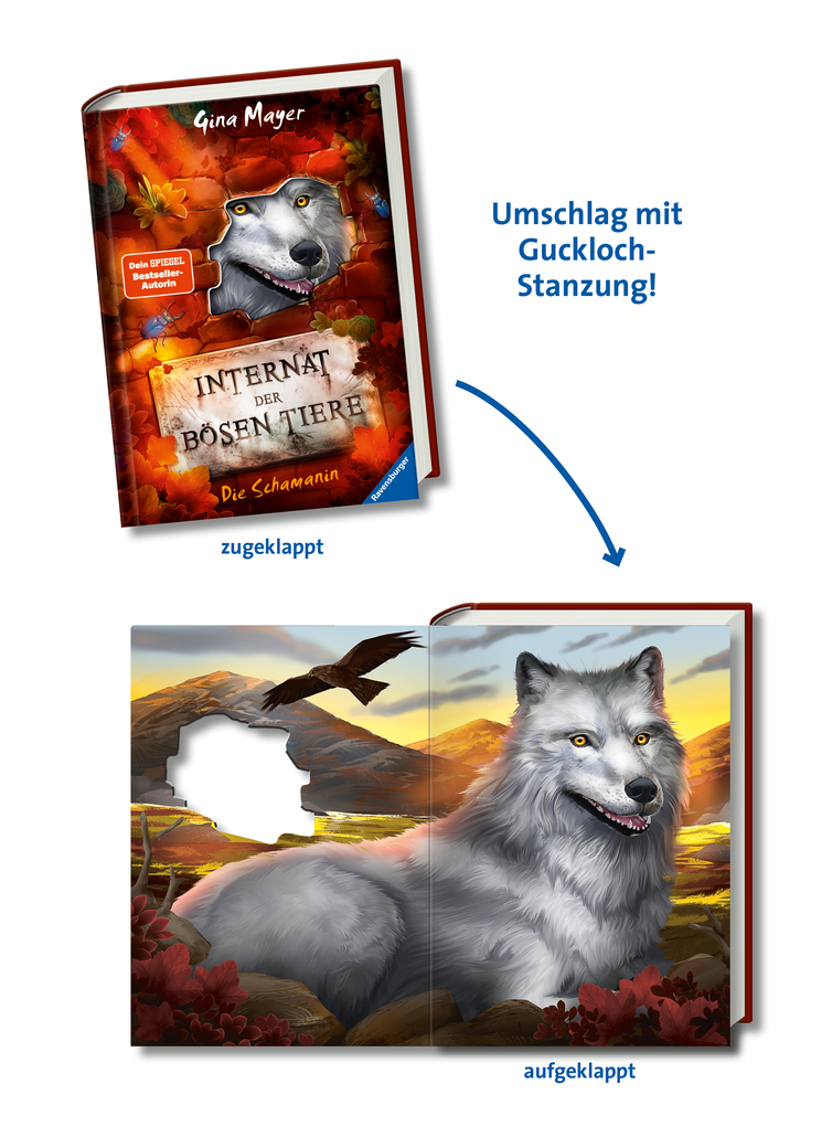 Weitere Ansicht: Internat der bösen Tiere, Band 5: Die Schamanin (Bestseller-Tier-Fantasy ab 10 Jahren) | Gina Mayer
