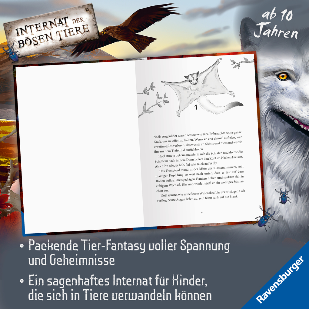 Weitere Ansicht: Internat der bösen Tiere, Band 5: Die Schamanin (Bestseller-Tier-Fantasy ab 10 Jahren) | Gina Mayer