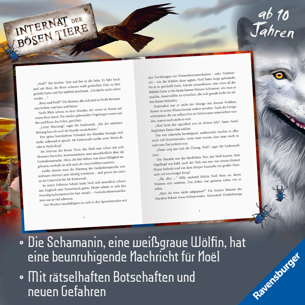 Weitere Ansicht: Internat der bösen Tiere, Band 5: Die Schamanin (Bestseller-Tier-Fantasy ab 10 Jahren) | Gina Mayer