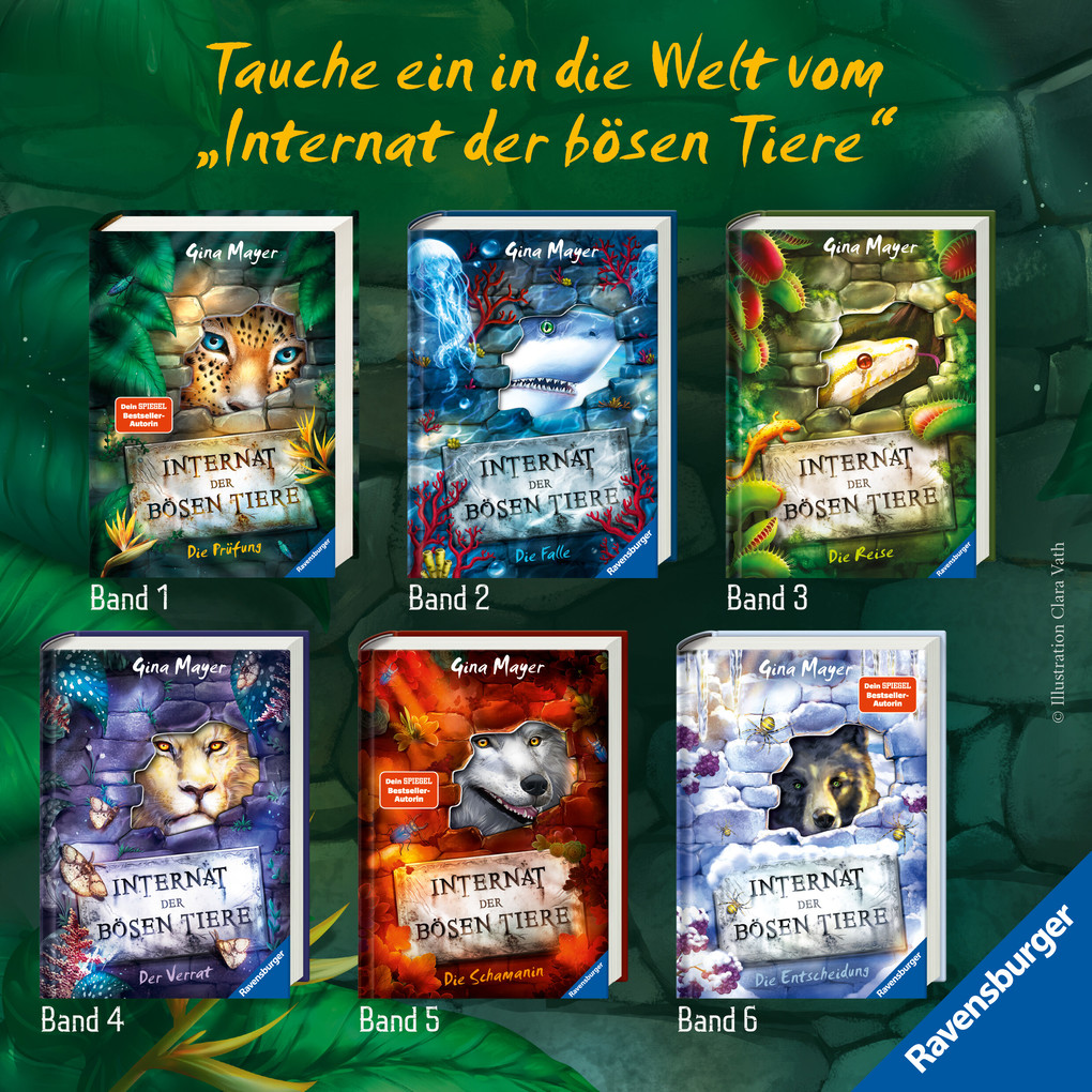 Weitere Ansicht: Internat der bösen Tiere, Band 5: Die Schamanin (Bestseller-Tier-Fantasy ab 10 Jahren) | Gina Mayer