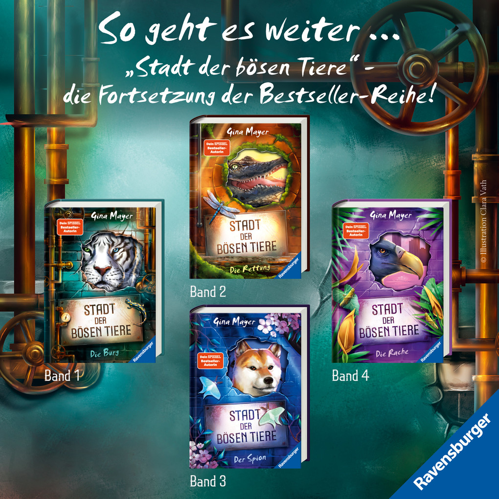 Weitere Ansicht: Internat der bösen Tiere, Band 5: Die Schamanin (Bestseller-Tier-Fantasy ab 10 Jahren) | Gina Mayer
