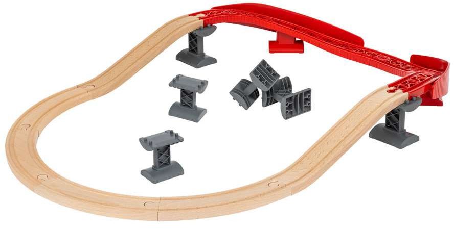 Weitere Ansicht: BRIO World 33995 Schienenpaket Berg und Tal - 16-teiliges Schienenpaket mit vielen tollen Layout-Möglichkeiten für großen Eisenbahn-Spielspaß