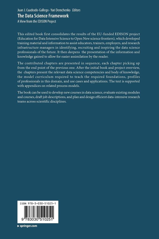 Weitere Ansicht: The Data Science Framework