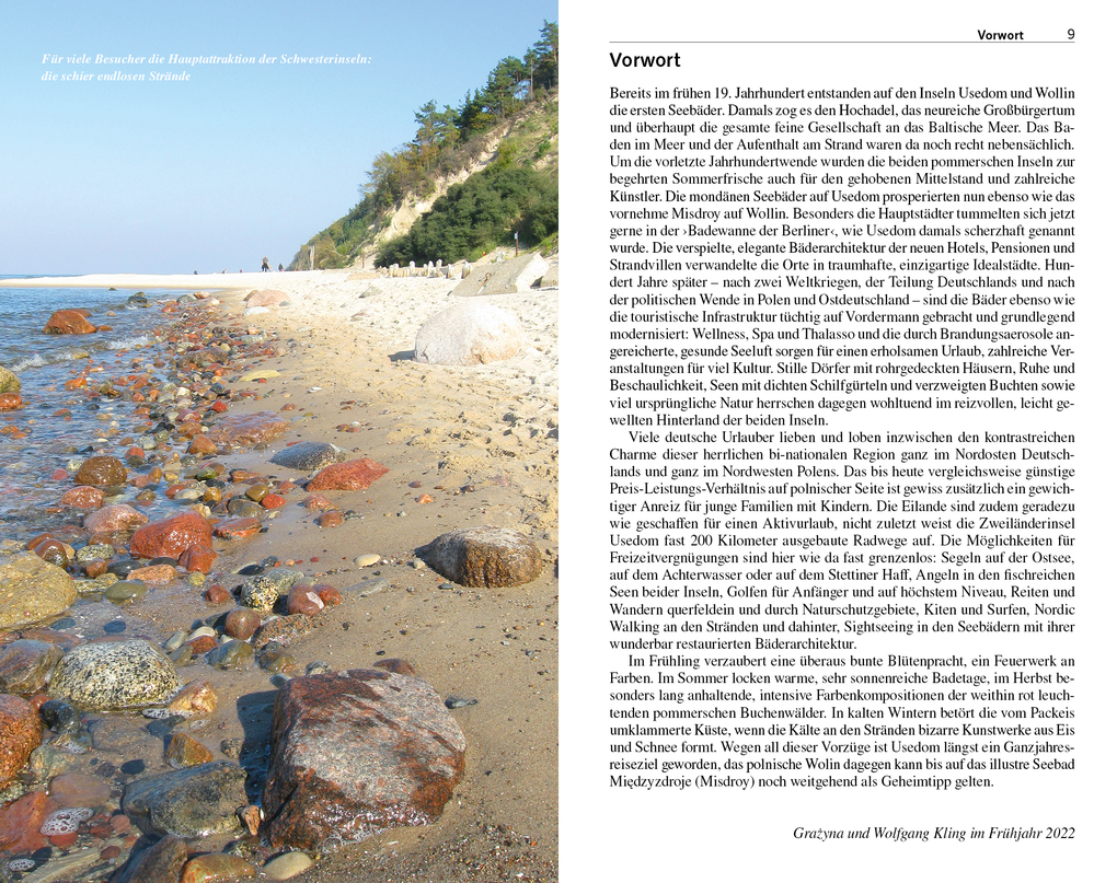 Weitere Ansicht: TRESCHER Reiseführer Usedom und Wollin | Wolfgang Kling, Grazyna Kling