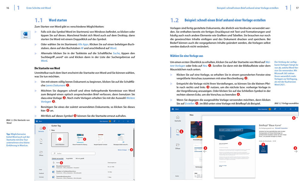 Weitere Ansicht: Word 2021 - Stufe 1: Grundlagen | Inge Baumeister