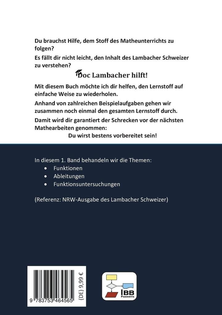 Weitere Ansicht: Doc Lambacher hilft! Deine Unterstützung zum Mathebuch - Gymnasium/Gesamtschule Einführungsphase (NRW) | Doc Lambacher