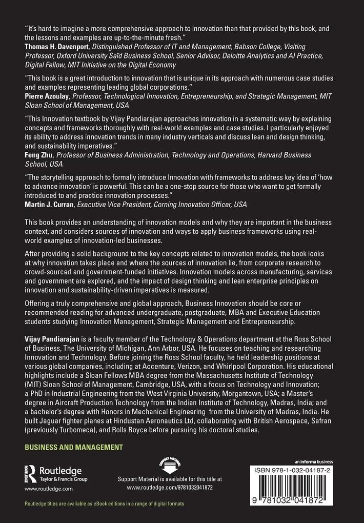 Weitere Ansicht: Business Innovation | Vijay Pandiarajan