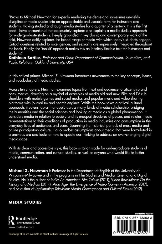 Weitere Ansicht: The Media Studies Toolkit | Michael Z. Newman