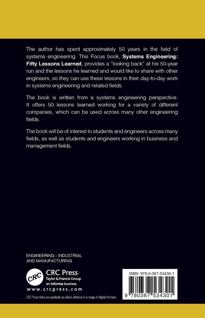 Weitere Ansicht: Systems Engineering | Howard Eisner