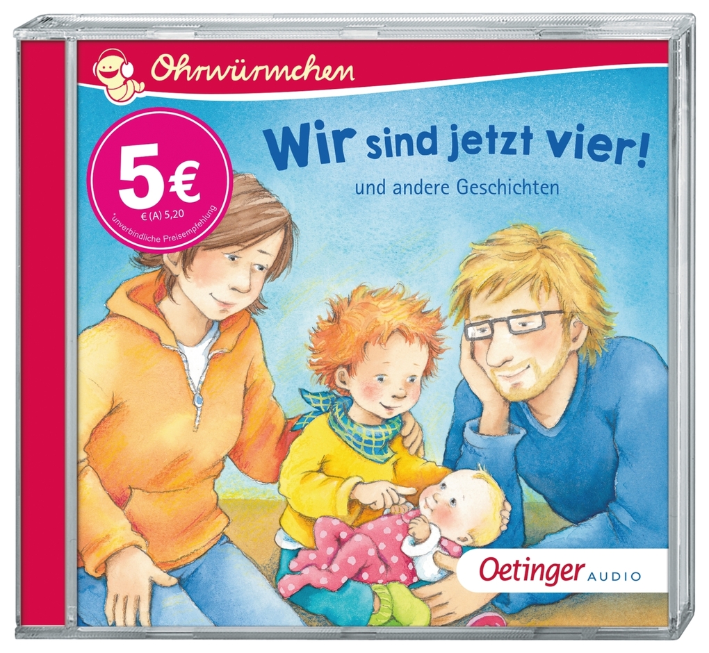 Weitere Ansicht: Wir sind jetzt vier! und andere Geschichten | Katja Reider, Kathrin Lena Orso, Regina Schwarz, Sabine Cuno, Jens Ohrenblicker