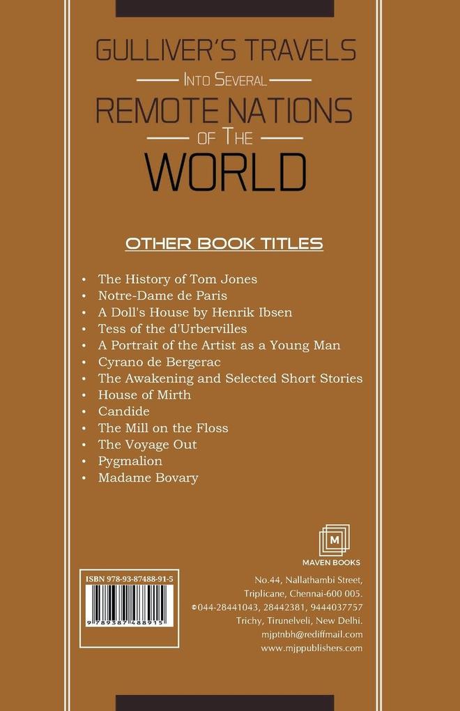 Weitere Ansicht: Gulliver's Travels INTO SEVERAL Remote Nations OF THE World | Jonathan Swift