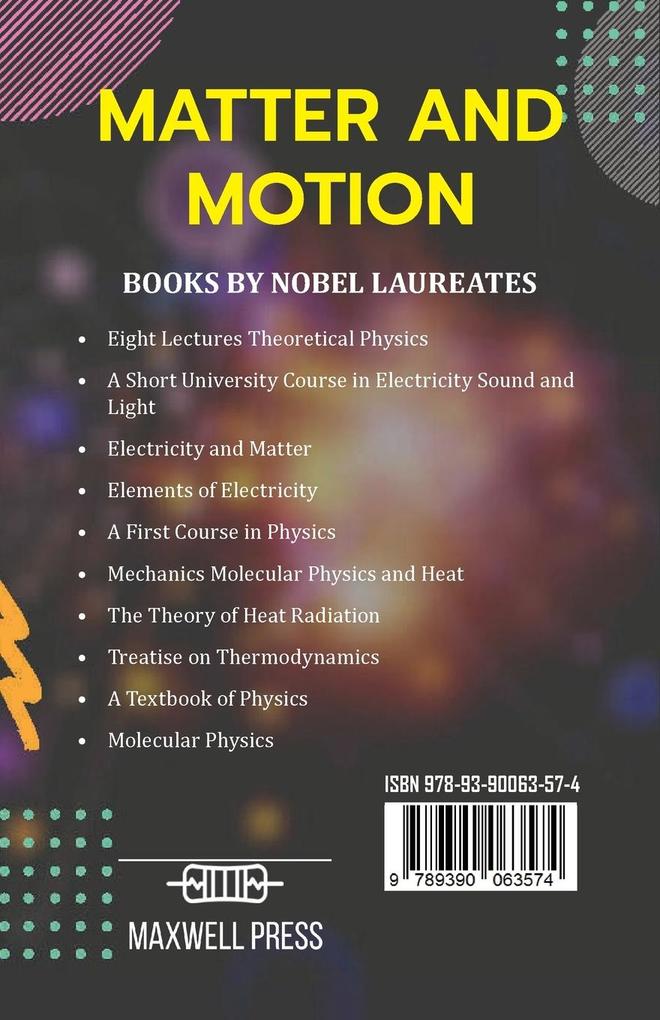 Weitere Ansicht: Matter and Motion | James Maxwell Clerk