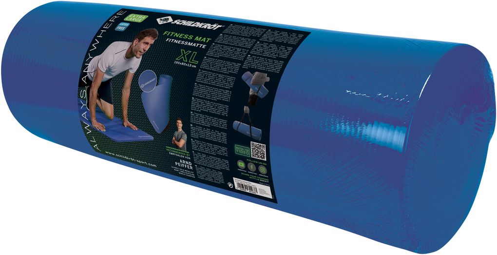 Produktbild: Schildkröt Fitness - Fitnessmatte XL 15mm, blau