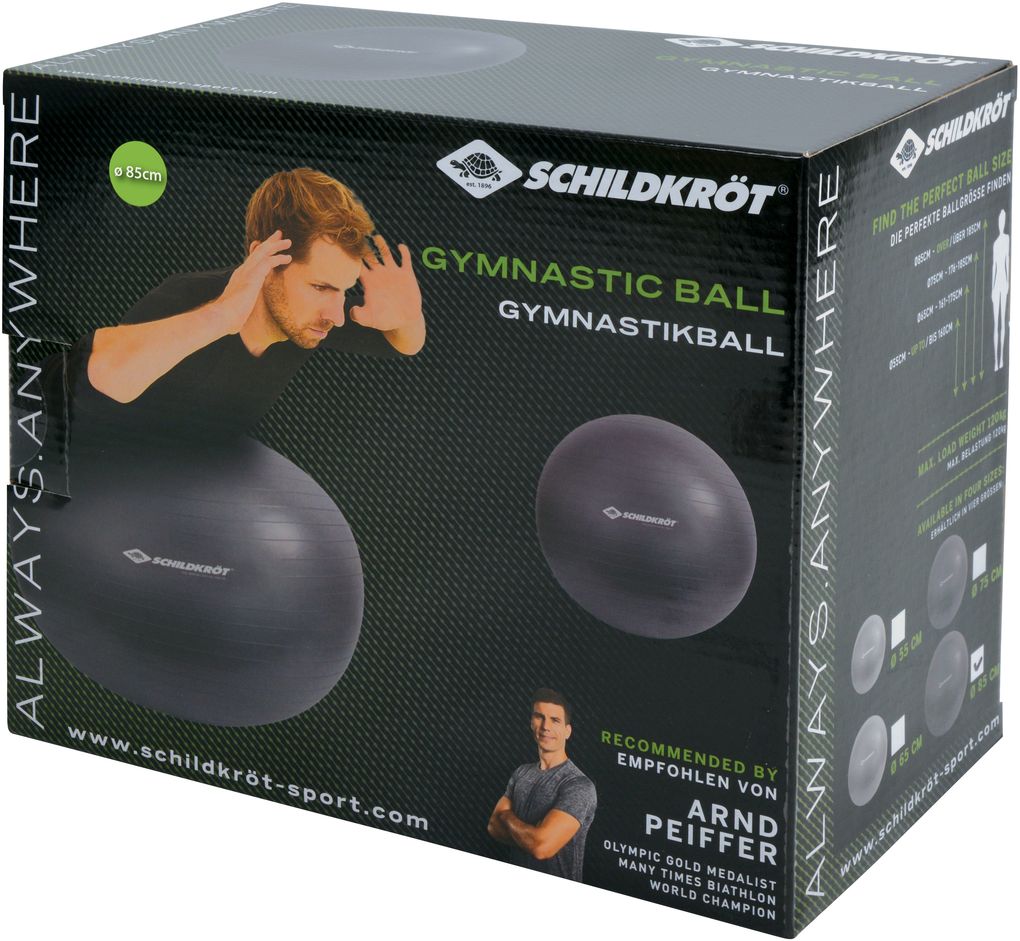 Produktbild: Schildkröt Fitness - Gymnastikball 85cm, anthracite