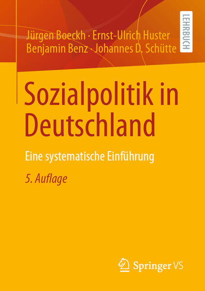 Produktbild: Sozialpolitik in Deutschland | Jürgen Boeckh, Ernst-Ulrich Huster, Benjamin Benz, Johannes D. Schütte