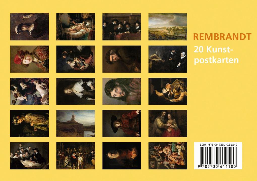 Weitere Ansicht: Postkarten-Set Rembrandt