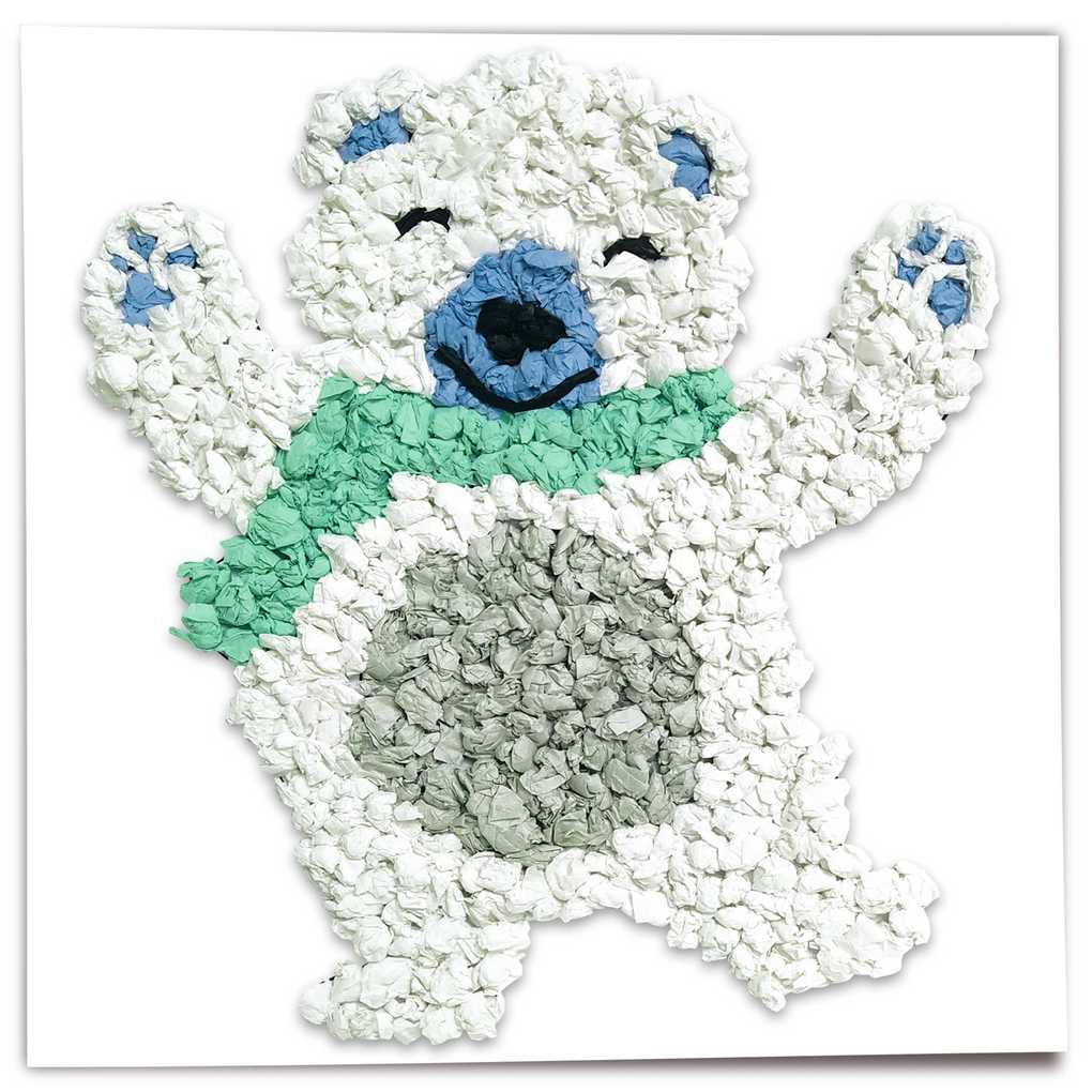 Weitere Ansicht: URSUS Kinder-Bastelsets Knüddelbilder Set, Winter