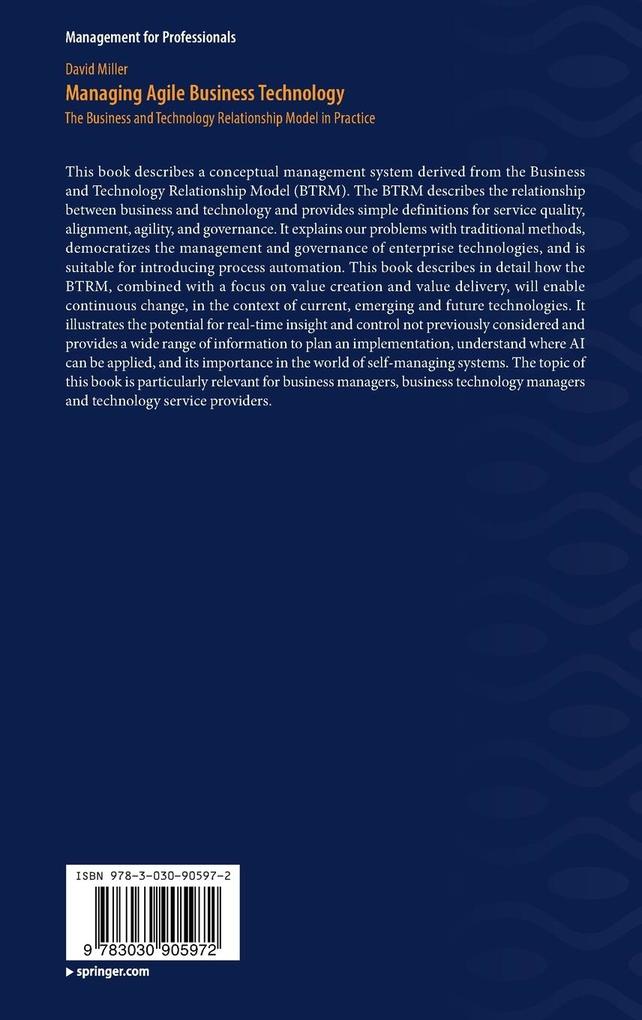 Weitere Ansicht: Managing Agile Business Technology | David Miller