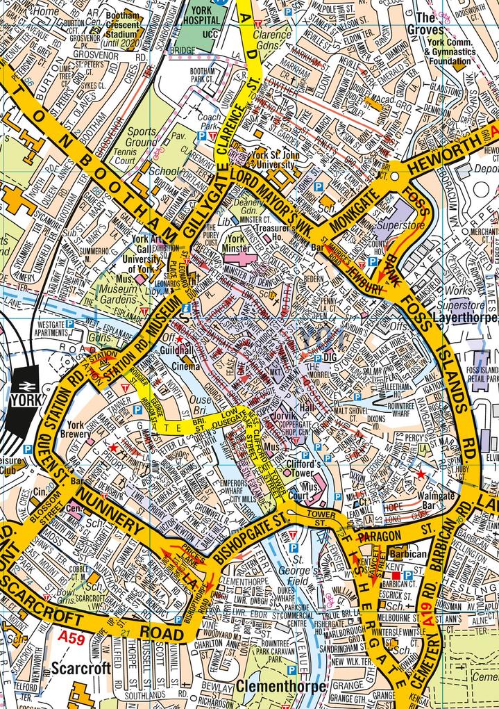 Weitere Ansicht: York A-Z Pocket Street Map | A-Z Maps