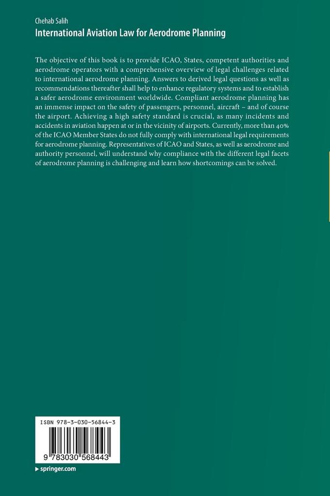 Weitere Ansicht: International Aviation Law for Aerodrome Planning | Chehab Salih