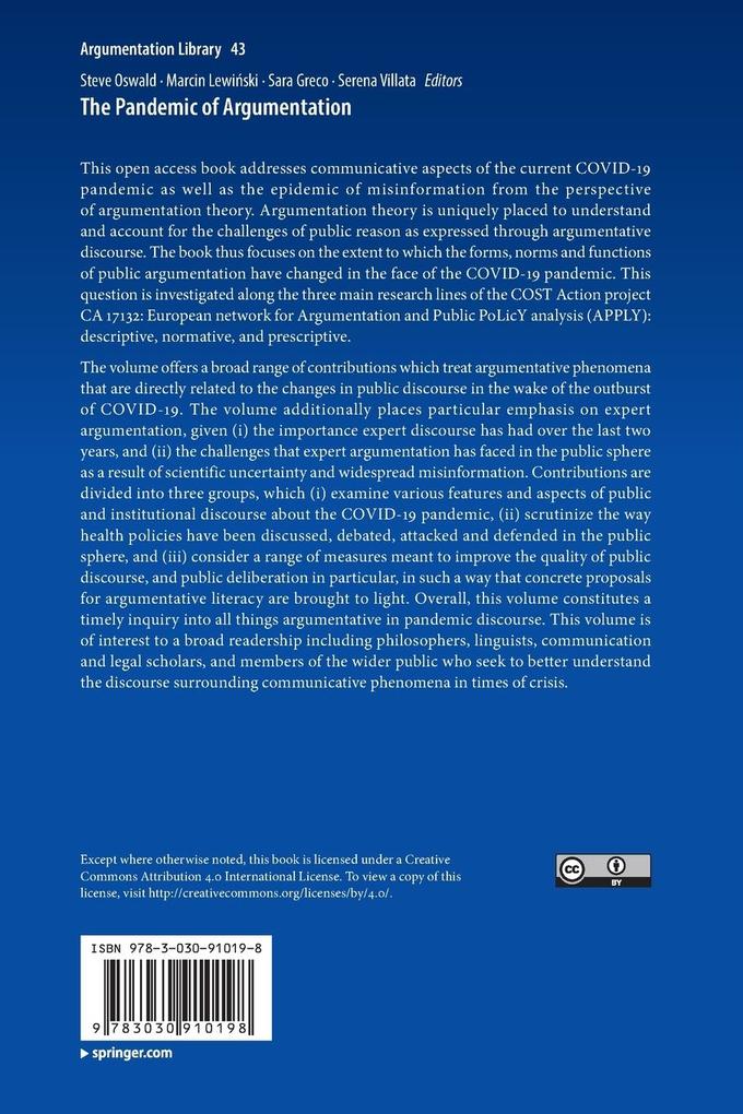 Weitere Ansicht: The Pandemic of Argumentation