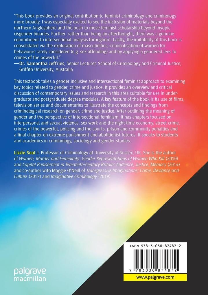 Weitere Ansicht: Gender, Crime and Justice | Lizzie Seal