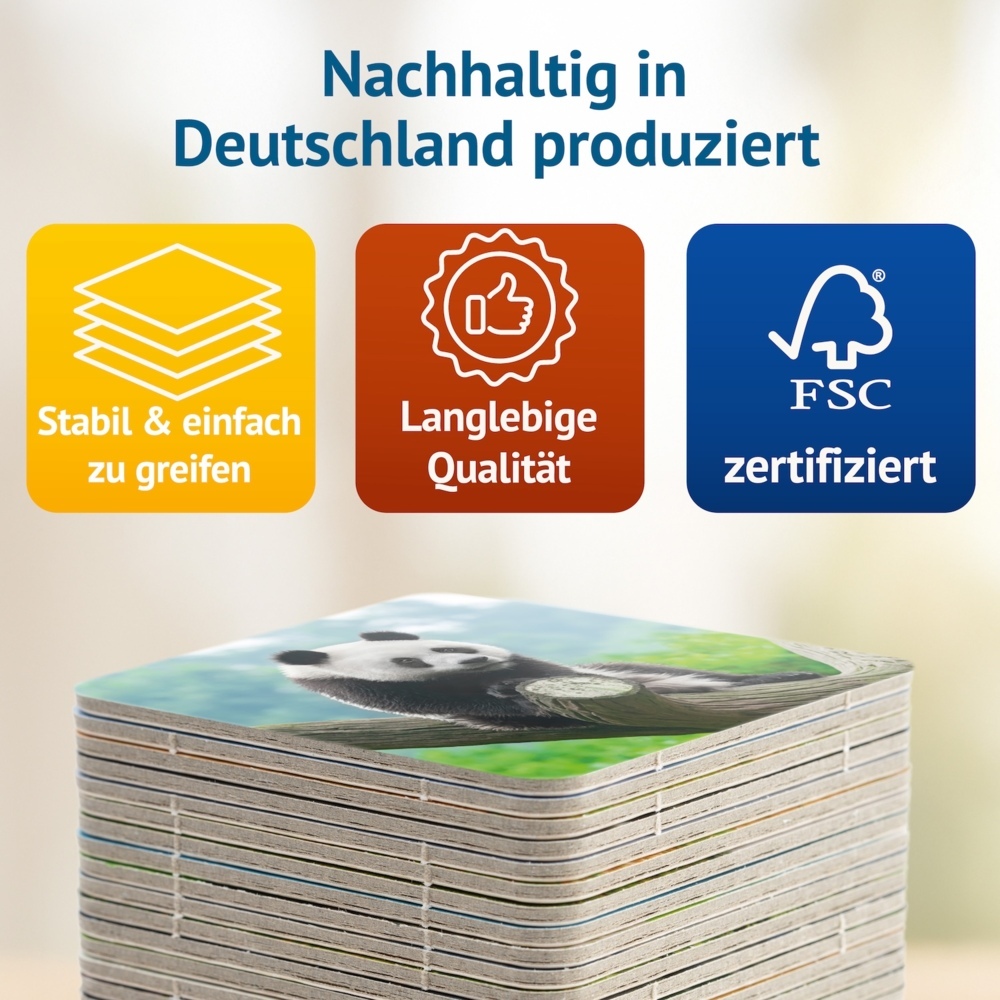 Weitere Ansicht: Einzigartig - Bedrohte Tierarten - Memospiel | Tanja Philippeit