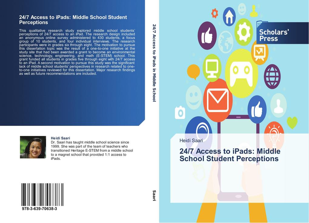 Produktbild: 24/7 Access to iPads: Middle School Student Perceptions | Heidi Saari
