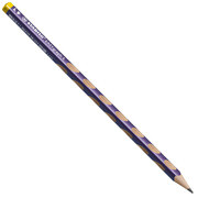 Schmaler Dreikant-Bleistift für Linkshänder - STABILO EASYgraph S Metallic Edition in metallic viole