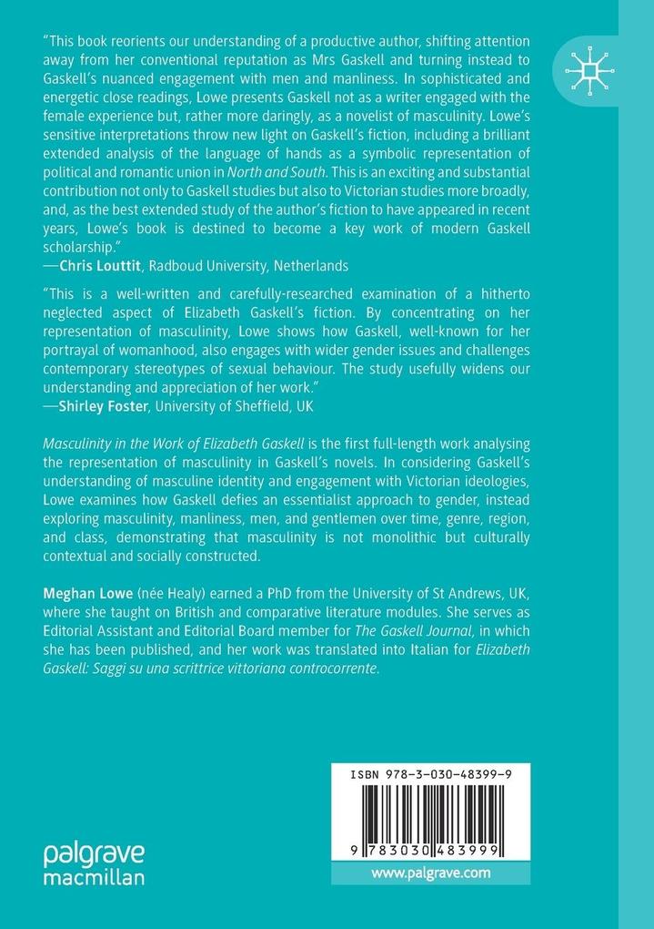 Weitere Ansicht: Masculinity in the Work of Elizabeth Gaskell | Meghan Lowe